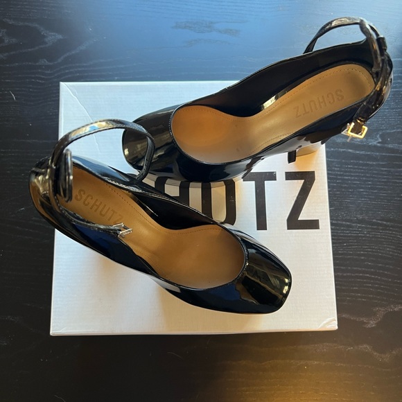 Schutz Renee Black Mary Jane Heel - Picture 6 of 8